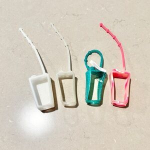 Bath & Body Works PocketBac Holder Lot | 4 Silicone Keychains